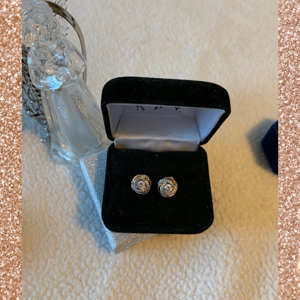 Rose gold/Silver Earrings